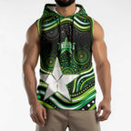 Melbourne Stars Cricket Sleeveless Hoodie Australian Cricket Mascot - Modern Indigenous Style