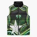 Melbourne Stars Cricket Sleeveless Puffer Jacket Australian Cricket Mascot - Modern Indigenous Style