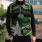 Melbourne Stars Cricket Sleeveless Puffer Jacket Australian Cricket Mascot - Modern Indigenous Style