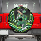 Melbourne Stars Cricket Spare Tire Cover Australian Cricket Mascot - Modern Indigenous Style