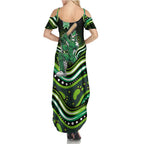 Melbourne Stars Cricket Summer Maxi Dress Australian Cricket Mascot - Modern Indigenous Style