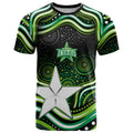 Melbourne Stars Cricket T Shirt Australian Cricket Mascot - Modern Indigenous Style