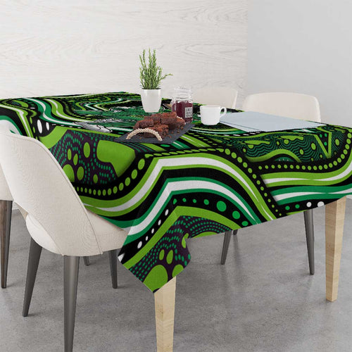 Melbourne Stars Cricket Tablecloth Australian Cricket Mascot - Modern Indigenous Style