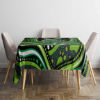 Melbourne Stars Cricket Tablecloth Australian Cricket Mascot - Modern Indigenous Style
