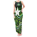 Melbourne Stars Cricket Tank Maxi Dress Australian Cricket Mascot - Modern Indigenous Style