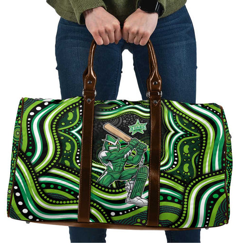 Melbourne Stars Cricket Travel Bag Australian Cricket Mascot - Modern Indigenous Style