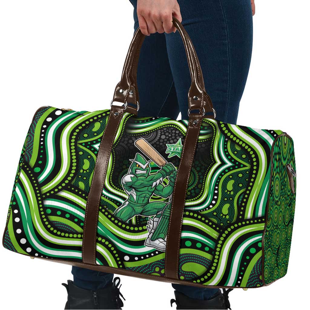Melbourne Stars Cricket Travel Bag Australian Cricket Mascot - Modern Indigenous Style