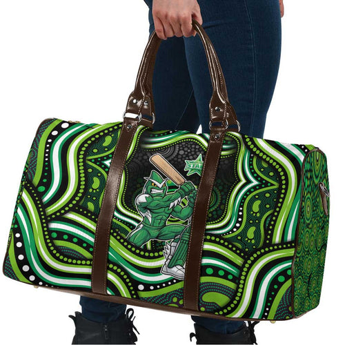 Melbourne Stars Cricket Travel Bag Australian Cricket Mascot - Modern Indigenous Style