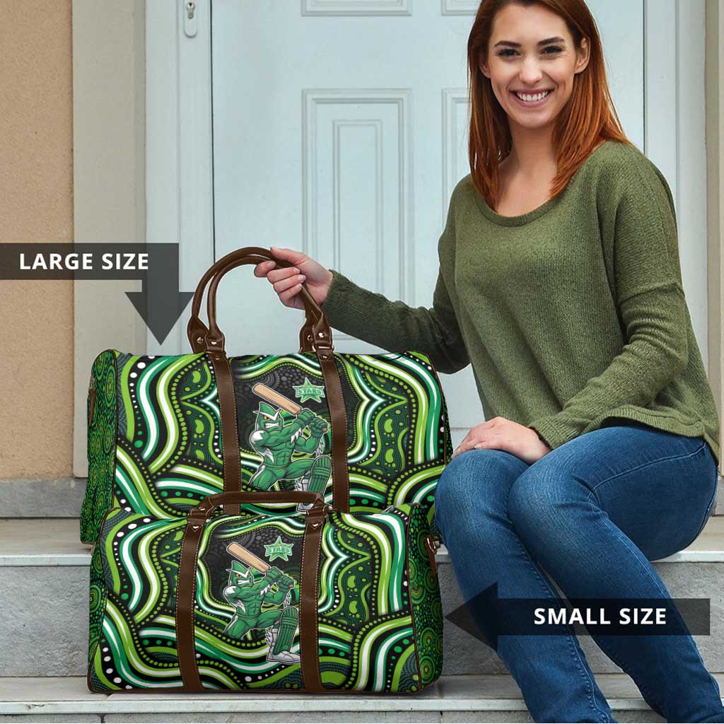 Melbourne Stars Cricket Travel Bag Australian Cricket Mascot - Modern Indigenous Style