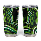 Melbourne Stars Cricket Tumbler Cup Australian Cricket Mascot - Modern Indigenous Style