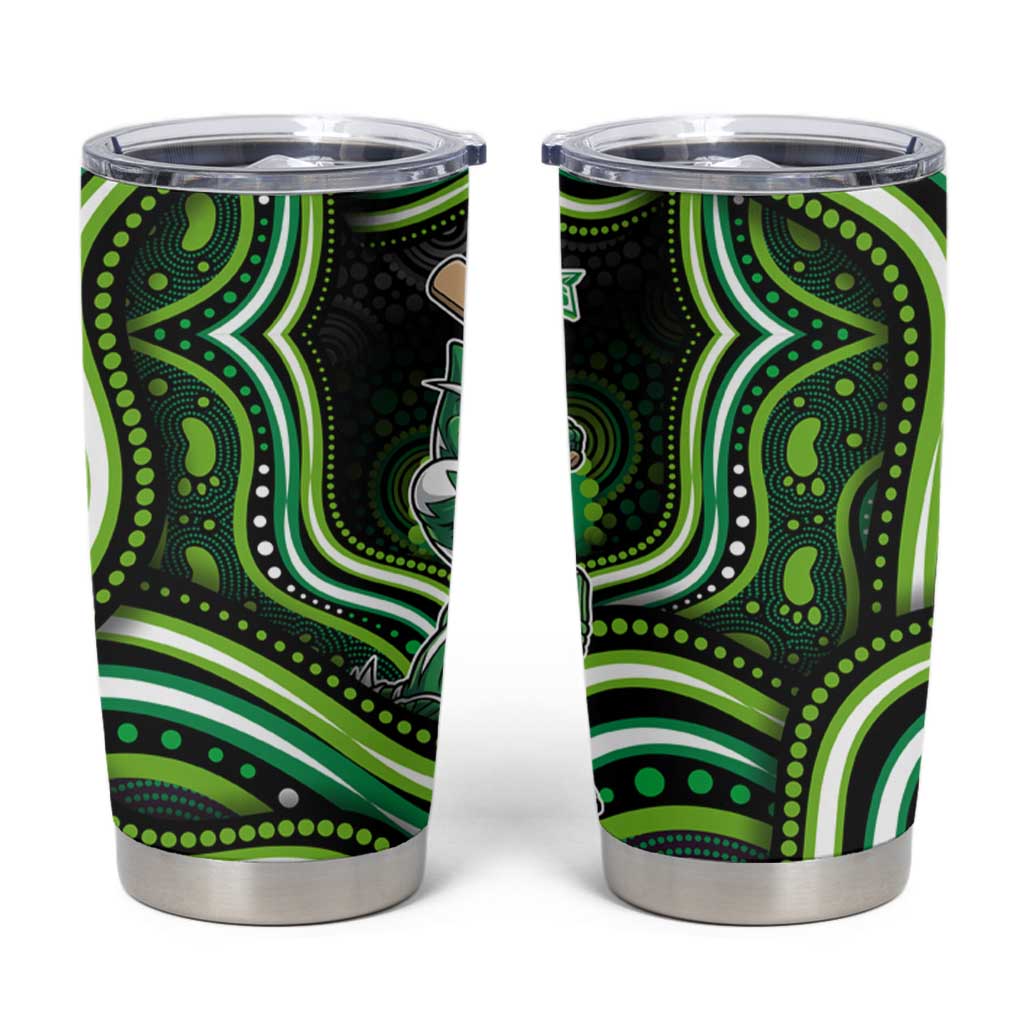 Melbourne Stars Cricket Tumbler Cup Australian Cricket Mascot - Modern Indigenous Style