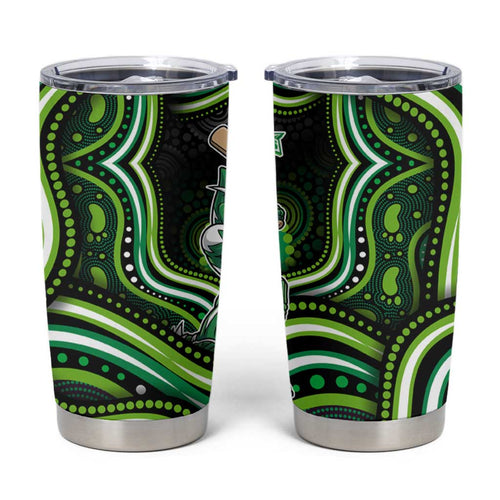 Melbourne Stars Cricket Tumbler Cup Australian Cricket Mascot - Modern Indigenous Style