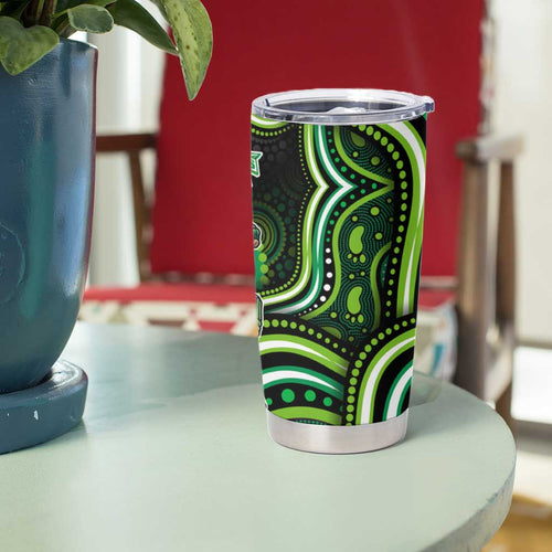Melbourne Stars Cricket Tumbler Cup Australian Cricket Mascot - Modern Indigenous Style