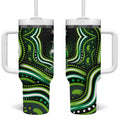 Melbourne Stars Cricket Tumbler With Handle Australian Cricket Mascot - Modern Indigenous Style