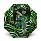 Melbourne Stars Cricket Umbrella Australian Cricket Mascot - Modern Indigenous Style