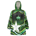 Melbourne Stars Cricket Wearable Blanket Hoodie Australian Cricket Mascot - Modern Indigenous Style