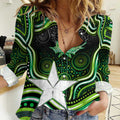 Melbourne Stars Cricket Women Casual Shirt Australian Cricket Mascot - Modern Indigenous Style