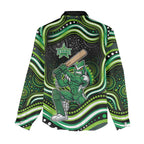 Melbourne Stars Cricket Women Casual Shirt Australian Cricket Mascot - Modern Indigenous Style