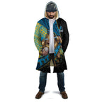 Gold Coast Titans Rugby Cloak Tribal Polynesian Power Art - Lightning Mascot