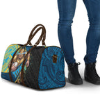 Gold Coast Titans Rugby Travel Bag Tribal Polynesian Power Art - Lightning Mascot