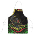 Personalized Penrith Panthers Rugby Mascot Apron Aboriginal Dot Art - Dreamtime Rugby Mascot
