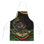 Personalized Penrith Panthers Rugby Mascot Apron Aboriginal Dot Art - Dreamtime Rugby Mascot
