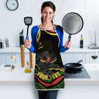 Personalized Penrith Panthers Rugby Mascot Apron Aboriginal Dot Art - Dreamtime Rugby Mascot