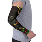 Personalized Penrith Panthers Rugby Mascot Arm Sleeves Aboriginal Dot Art - Dreamtime Rugby Mascot