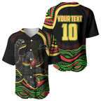 Personalized Penrith Panthers Rugby Mascot Baseball Jersey Aboriginal Dot Art - Dreamtime Rugby Mascot