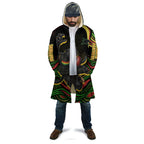 Personalized Penrith Panthers Rugby Mascot Cloak Aboriginal Dot Art - Dreamtime Rugby Mascot