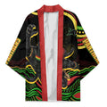 Personalized Penrith Panthers Rugby Mascot Kimono Aboriginal Dot Art - Dreamtime Rugby Mascot