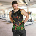 Personalized Penrith Panthers Rugby Mascot Men Tank Top Aboriginal Dot Art - Dreamtime Rugby Mascot