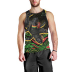 Personalized Penrith Panthers Rugby Mascot Men Tank Top Aboriginal Dot Art - Dreamtime Rugby Mascot