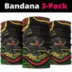 Personalized Penrith Panthers Rugby Mascot Neck Gaiter Aboriginal Dot Art - Dreamtime Rugby Mascot