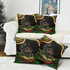 Personalized Penrith Panthers Rugby Mascot Pillow Cover Aboriginal Dot Art - Dreamtime Rugby Mascot