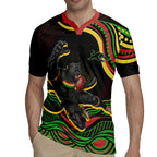 Personalized Penrith Panthers Rugby Mascot Rugby Jersey Aboriginal Dot Art - Dreamtime Rugby Mascot