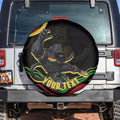 Personalized Penrith Panthers Rugby Mascot Spare Tire Cover Aboriginal Dot Art - Dreamtime Rugby Mascot