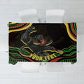 Personalized Penrith Panthers Rugby Mascot Tablecloth Aboriginal Dot Art - Dreamtime Rugby Mascot