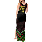 Personalized Penrith Panthers Rugby Mascot Tank Maxi Dress Aboriginal Dot Art - Dreamtime Rugby Mascot