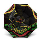 Personalized Penrith Panthers Rugby Mascot Umbrella Aboriginal Dot Art - Dreamtime Rugby Mascot