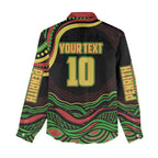 Personalized Penrith Panthers Rugby Mascot Women Casual Shirt Aboriginal Dot Art - Dreamtime Rugby Mascot