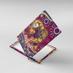Personalized Brisbane Lions AFL Mascot Canvas Wall Art Aboriginal Dot Art - Dreamtime Football Mascot