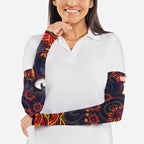 Personalized Adelaide Crows AFL Mascot Arm Sleeves Aboriginal Dot Art - Dreamtime Football Mascot