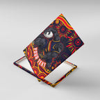 Personalized Adelaide Crows AFL Mascot Canvas Wall Art Aboriginal Dot Art - Dreamtime Football Mascot
