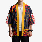 Personalized Adelaide Crows AFL Mascot Kimono Aboriginal Dot Art - Dreamtime Football Mascot