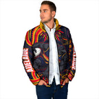 Personalized Adelaide Crows AFL Mascot Padded Jacket Aboriginal Dot Art - Dreamtime Football Mascot
