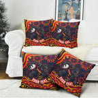 Personalized Adelaide Crows AFL Mascot Pillow Cover Aboriginal Dot Art - Dreamtime Football Mascot