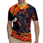 Personalized Adelaide Crows AFL Mascot Rugby Jersey Aboriginal Dot Art - Dreamtime Football Mascot