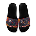 Personalized Adelaide Crows AFL Mascot Slide Sandals Aboriginal Dot Art - Dreamtime Football Mascot