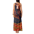 Personalized Adelaide Crows AFL Mascot Tank Maxi Dress Aboriginal Dot Art - Dreamtime Football Mascot